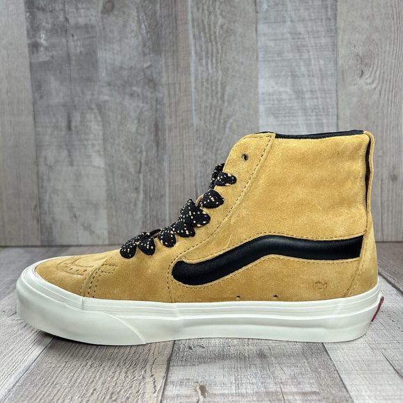 Vans Women's SK8 HI XL Nubuck Honey Gold Sneakers Skate Shoes Size 6 VN0A5KRYZV4 - Picture 9 of 14